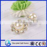 Wholesale China Fashion Rhinestone Pearl Button for Wedding Dress