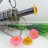 Perfect for Wine Champagne Beverage Beer Sunflower Shape Silicone Wine Bottle Stopper thumbnail-4