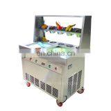 Commercial Thai Roller Icecream Flat Pan Thailand Rolled Instant Stir Fry Ice Cream Cold Plate Fried Ice Cream Roll Machine thumbnail-2