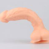 Superior 7 Inch Anal Realistic Penis Dildo With Suction Cup Adult Sex Toys for Women, Flesh thumbnail-3