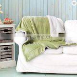 100% Polyester Sherpa Flannel Blanket Two Sides Brushed Cozy Fleece Throw thumbnail-3