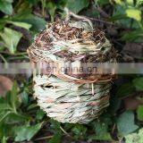 Bird's Grass-woven Parrot's Nest to Keep Warm Bird's Nest Grass-nest Hand-simulated Bird's Cage Supplies thumbnail-3