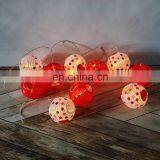 Cloth Lantern String Light Home Decor Lantern Lamp Chinese Style Valentine Wedding Decoration