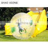 Zorbing Ball Ramp Zorbing Inflatable Zorb Ball Race Air Track Ramp Game thumbnail-2
