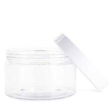 High Quality 200g Clear PET Cosmetic Cream Jar, Sleeping Mask Container thumbnail-3
