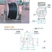 Spring Type Cable Drum Multiple Options for Lifting Electromagnet