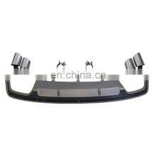 S7 Diffuser With Tailpipe for Audi A7 Ordinary Edition Refit to Audi A7 S Line High Quality Rear Bumper Diffuser 2016-2018 thumbnail-1