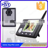 3.5inch Monitor Wireless video door entry system for apartment