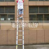 China Factory EN131 2.5+2.5 Meters Aluminum Telescopic Ladder