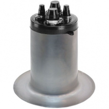 Extra-Tall Aluminum Roof Flashing Boot with C212 Cap