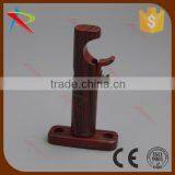 Metal Aluminum Alloy Material Wooden Plated Fancy Curtain Rod Brackets thumbnail-2
