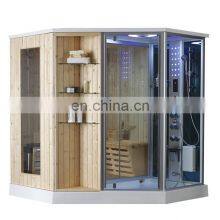 Steam Room Shower Cabin Sauna Wood Steam Bath thumbnail-1