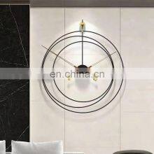 Drop Ship Decore Murale Iron Mute Silent 9 Wall Clocks Duvar Saati For Metal Wall Decor Home Decor