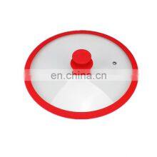 One Lid for Difference Size Pan Pot Multifunction Silicone Tempered Glass Lids thumbnail-3