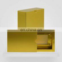 Free Samples OEM China Manufacturer Customized Logo Cheap Solid Drawer Box Gold Foil Hard Paper Sleeve Soap Small Packaging Box thumbnail-4