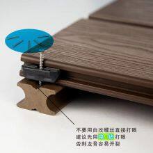Outdoor Plastic Wood Floor Buckle Floor Splicing Fastener Wood Plastic Floor Fastener thumbnail-2