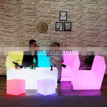 Waterproof Inflatable Luxury Nightclub Party Bar Lighting up Led Sectional Sofas Led Bar Furniture Cocktail Table thumbnail-1