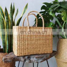 Water Hyacinth Bag New Arrival Market Bag Perfect for Summer, Beach Bag 2022 WHolesale thumbnail-5