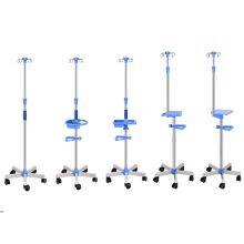 Mobile 4 Hooks Infusion Stand，IV Pole, IV Stand thumbnail-3