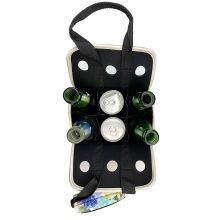 Insulated Neoprene Wine Carrier Tote 6 Pack Beer Water Can Bottle Holder Sublimation Cooler Bag Case for Travel thumbnail-2