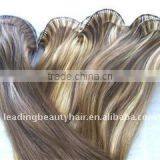 Remy Handtied human hair seamless weft