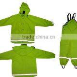 High Quality Kids Rain Pants And Cute PU Raincoat thumbnail-1