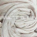 Good Quality New Embroidery Pattern Plain Cotton Linen Scarf Shawl thumbnail-4