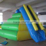 Pyramid Shape Inflatable Water Slide / Inflatable Floating Pyramid