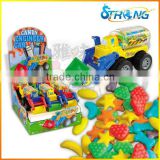 Engineer Excavator Car Spark Vehicle candy toy