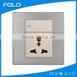 86-X1 Cheap Waterproof Multi-role 1 Gang 1 Way Switch and 16A Socket