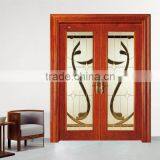 Economic Cherry Timber Glass Interior Door thumbnail-5