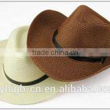 Factory Bulk Cheap Fashionable Cowboy Straw Cap thumbnail-6