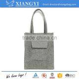 Recycling Reusable Costom Logo Promotion Felt Shopping Handbag Tote Shopping Bag Supplier's Choice thumbnail-2