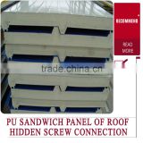 Metal Panel Material and Polyurethane Sandwich Panels Type wall panels