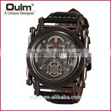 oulm unique design watch, automatic winner watch, men automatic watches