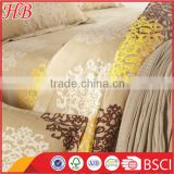 100% polyester 3 pc bedding set,filling polyester microfiber bedding set,mocrofiber yarn dyed bedding set
