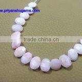 The Latest Pink Opel Hand Crafted 10 x 14 mm Oval Shape, 6 Length 100% of the Natural Gem