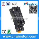 PTF08A-E General Purpose 8 PIN 300VAC 10A Connecting Electric Contact Relay Socket With CE