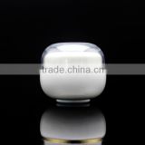 high quality opal white jar with white cap