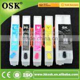 4 Color Reset Cartridge for Epson XP 530 XP 630 Refill Ink Cartridge With Auto Reset Chip thumbnail-1