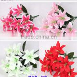 Cheapest flower wedding 10 heads bouquet peruvian lily