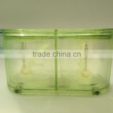 Good quality plastic seasoning box with spoon/ spice jar set