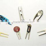 Golf Divot Pitch Fork Ball Marker Pitch Repair Tool