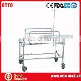 Stainless steel patient transport stretcher