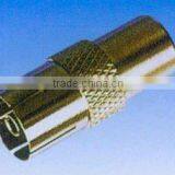 TV Adpator Brass Material Nickel Plating Rohs Comliant