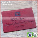 Garment fashion real jeans leather labels/patches