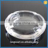 Round Crystal Glass Cigar Ashtray