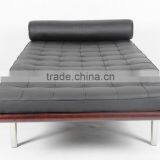 Ludwig Mies Van Der Rohe Style Leather Barcelona Daybed Replica thumbnail-1
