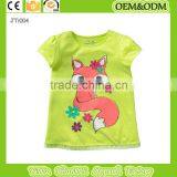 Animal T-shirt Fox T-shirt Child T-shirt 100% Cotton T-shirt Kids T-shirt Girl T-shirt thumbnail-1