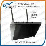 D530 5.8GHz 7 Inch LCD FPV Monitor With HDMI Input for RC Airplane Accessories